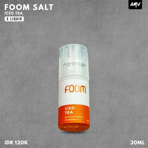 Jual Foom Iced Tea Salt Nic 30ML By Foom Lab LS Shopee Indonesia