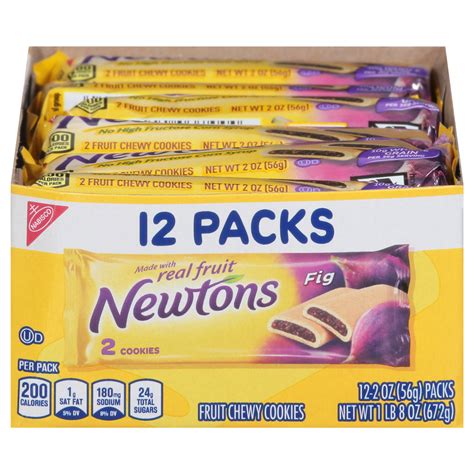 Newtons Cookies Fruit Chewy Fig 12 Pack Main