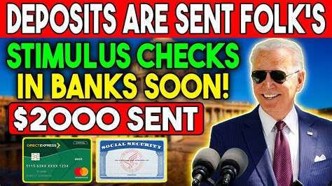 Overnight Deposits Are Sent Folk S Stimulus Checks Arriving In