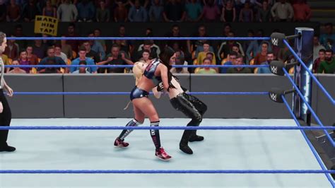 Wwe 2k18 Sd Live Nikki Bella Vs Angelina Love Youtube