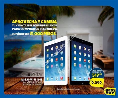 En Best Buy Descuento A Partir De 1000 Pesos Si Cambias Tu Tablet