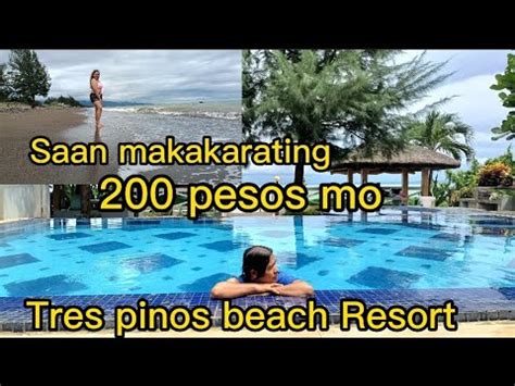 Tres Pinos Beach Resort Infanta Quezon YouTube