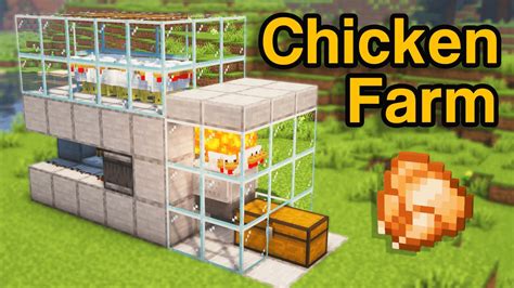 Minecraft Cooked Chicken Farm Youtube