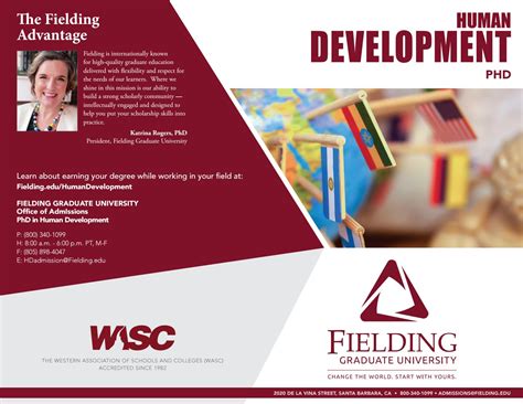 PhD, Human Development Program Brochure by Fielding Graduate University ...