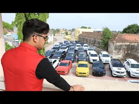 Rajdeep Sinh Jadeja Car Collection At Ribda Farm House Youtube