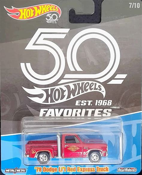 Hot Wheels Favorites 78 Dodge Lil Red Express Truck Universo Hot Wheels