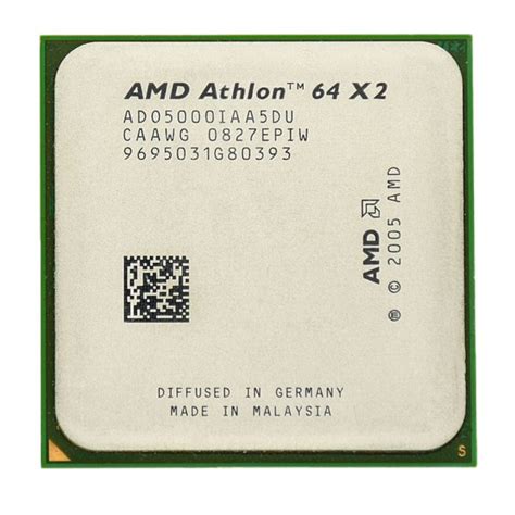 Amd Athlon 64 X2 5000 Dual Core 22ghz 1m 1000mhz Socket Am2 940 Pin