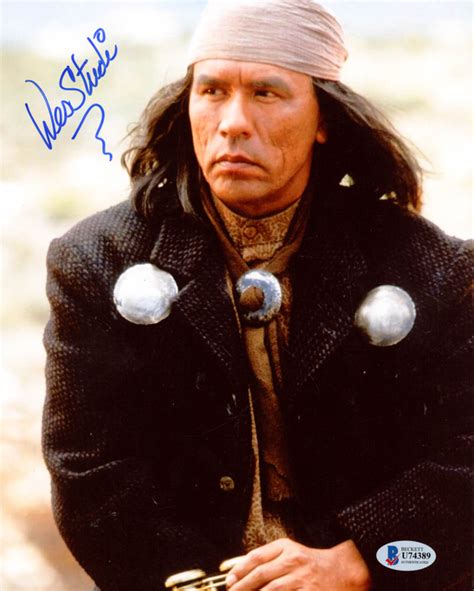 Wes Studi Signed "Dances with Wolves" 8x10 Photo (Beckett COA ...