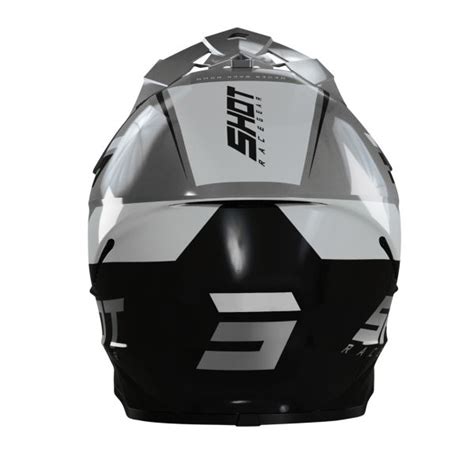 Pack Helmet Motocross Goggles SHOT Furious Chase Black Grey