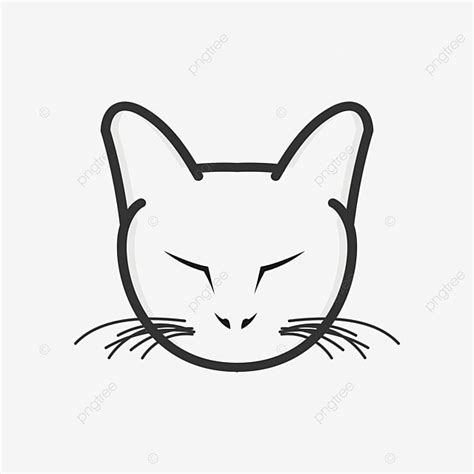 gambar png vektor kucing sederhana kucing vektor kucing vektor