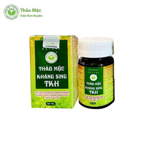 Viên uống thảo mộc kháng sinh TKH Trần Kim Huyền