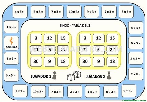 juegos de matematicas-tabla del 3 - Web del maestro