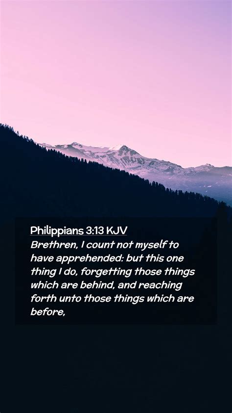 Philippians Kjv Mobile Phone Wallpaper Brethren I Count Not