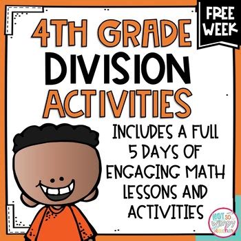 Division FREE Math Activities with Lessons FOURTH GRADE by Not So Wimpy ...