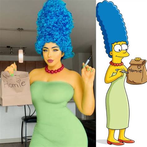 Pinterest Spiciwasabi Marg Simpson Costume Simpsons Costumes