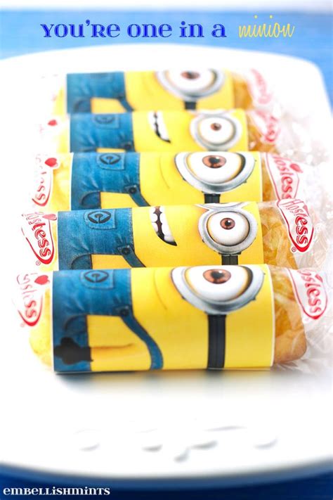 You Re One In A Minion Printable Perfect For Valentin S Day Handouts