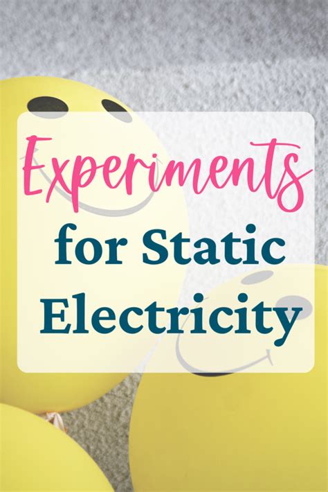 Experiments for Static Electricity - GraceOverGrades.com