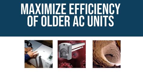 Maximize Efficiency Of Older AC Units Katy Sugar Land Richmond TX