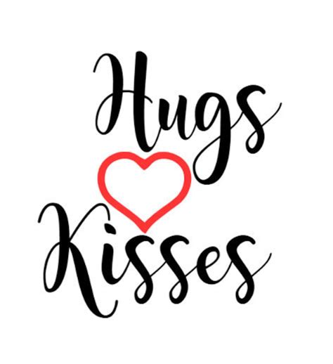 Hugs and Kisses SVG PNG JPEG | Etsy