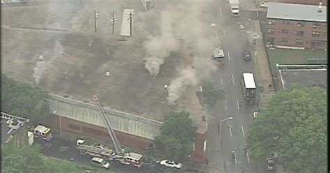 Baltimore Firefighters Battle 3 Alarm Warehouse Fire Cbs Baltimore