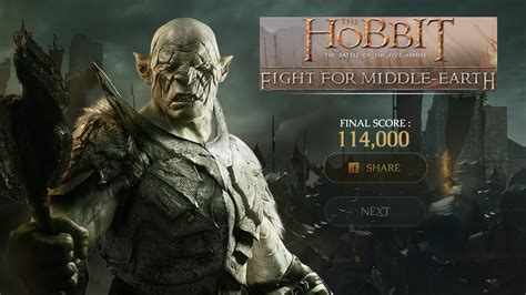 The Hobbit Battle Of The Five Armies Fight For Middle Earth Orcs