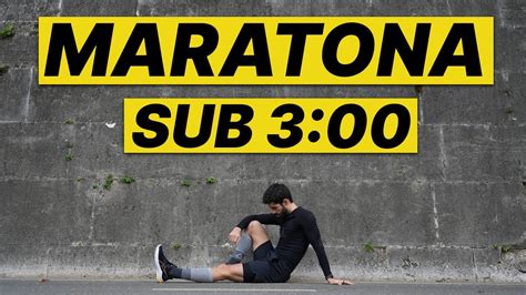 Inizia La Sfida Maratona Sub 3 Ore Parte 1 YouTube