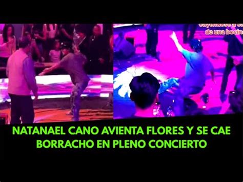 Natanael Cano Borracho Avienta Flores Y Se Cae En Pleno Concierto