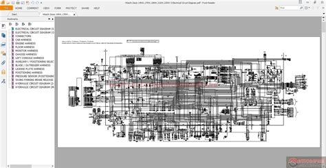 Hitachi Zaxis 140W 170W 190W 210W 220W 3 Electrical Circuit Diagram