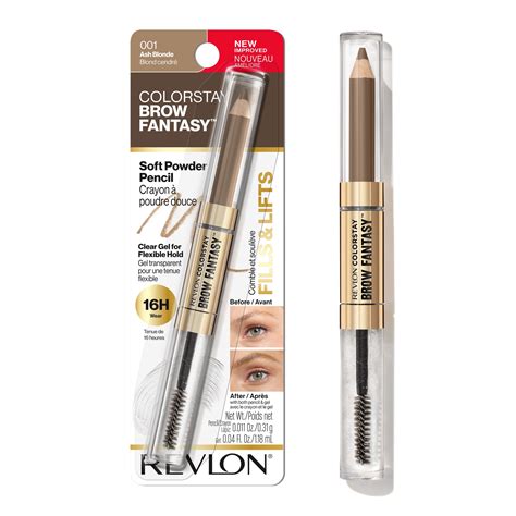 Revlon ColorStay Brow Fantasy Eyebrow Pencil With Clear Shaping Gel 001 Ash Blonde Walmart