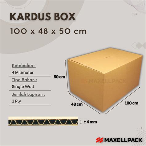 Jual Kardus Karton Box Besar 100x48x50 Cm Dus Pindahan Packing Packaging Jakarta Barat