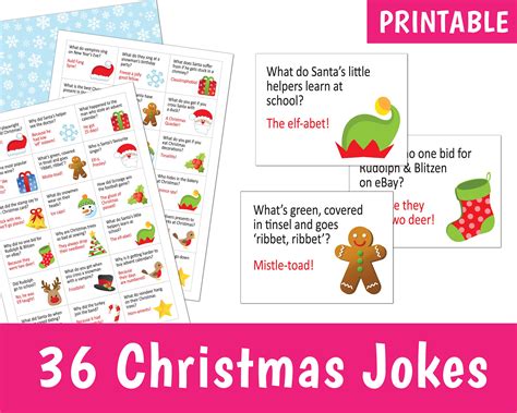 Printable Christmas Jokes Christmas Cracker Jokes Etsy 9234 Hot Sex