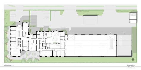 Grundriss Erdgeschoss Neubau Der Hauptverwaltung Slt In K Hlungsborn