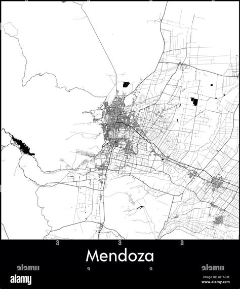 City Map South America Argentina Mendoza vector illustration Stock Vector Image & Art - Alamy