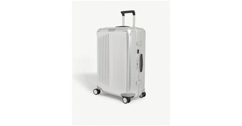 Samsonite Lite Box Alu Aluminium Suitcase 69cm In Metallic Lyst UK