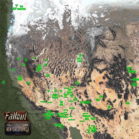 FALLOUT WORLD MAP 2260 image - Fallout: New California mod for Fallout ...