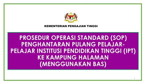 PDF PROSEDUR OPERASI STANDARD SOP PENGHANTARAN DOKUMEN TIPS