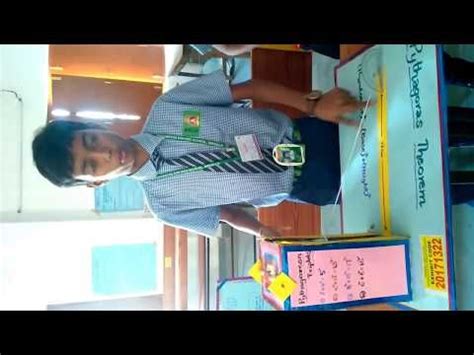 maths working model about PYTHAGORAS THEROM WORKING MODEL - YouTube ...
