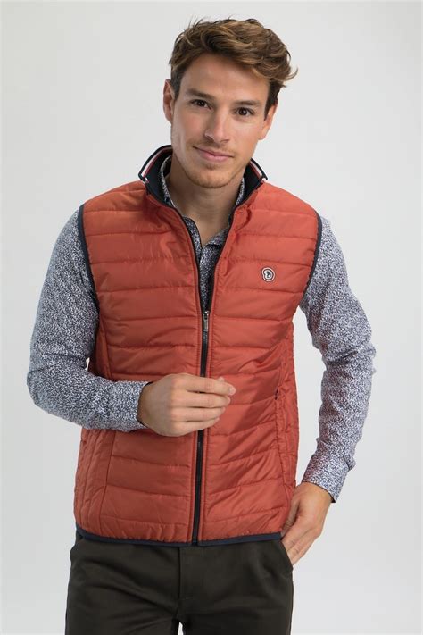 Doudoune Sans Manche Homme Benson Cherry Taille Xl Coloris Mandarine