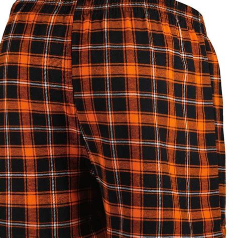 Concepts Sport Mens Black Orange Philadelphia Flyers Ledger Flannel