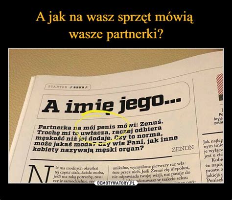 A jak na wasz sprzęt mówią wasze partnerki Demotywatory pl