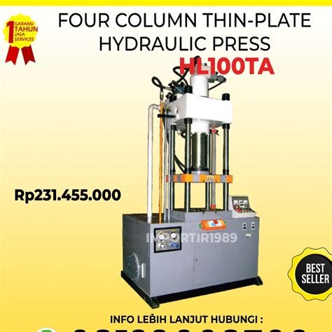 Jual Mesin Press 100Ton Hidrolik 4 Tiang Thin Plate Hydraulic Press