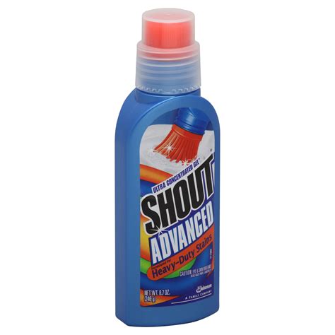 Shout Advanced Laundry Stain Remover Ultra Concentrated Gel 87 Oz