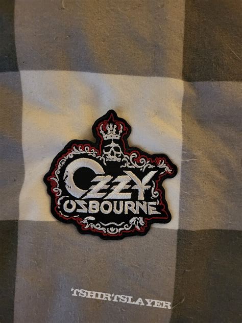 Ozzy Osbourne Ozzy Osbourne Logo Patch Patch Patches Were The Cure S