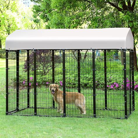 magic union xx ft dog kennel outdoor  large dogs heavy duty