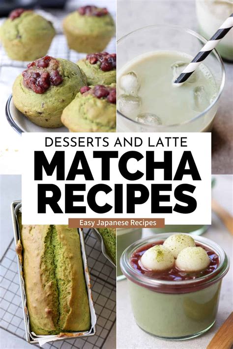 8 Easy and Delicious Matcha Recipes (Desserts and Latte) - Chef JA Cooks