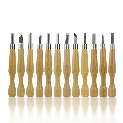 12 Piece Wood Carving Chisels – CNC Online SA