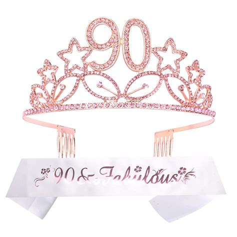 Buy Meant Tobe Th Birthday Sash And Tiara For Women Fabulous