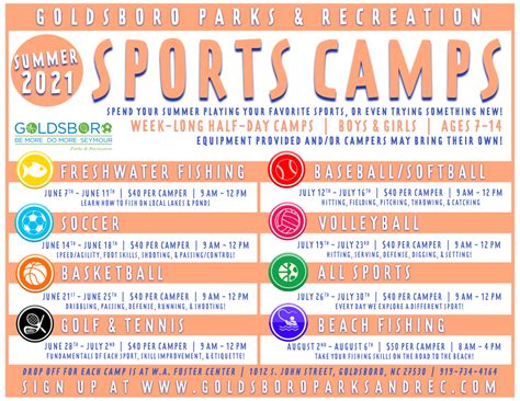 Summer Camps – Goldsboro Parks and Recreation