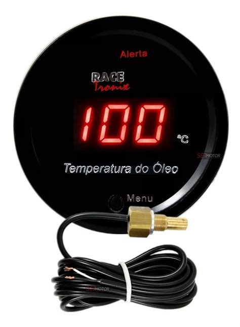 Medidor Temperatura Oleo Digital Racetronix Termometro Motor Mebuscar