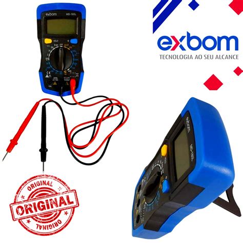 Multimetro Digital Eletronico Portatil Profissional Exbom Md Submarino